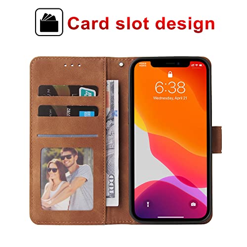 Étui portefeuille en cuir pour iPhone 6S et modèles X à 13 Pro Max