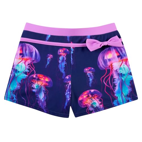 Image of UNIFACO Girls Swimsuits Two Piece Tankini Bathing Suits Boyshort Summer Beach Rash Guard Swimwear for 4-13T