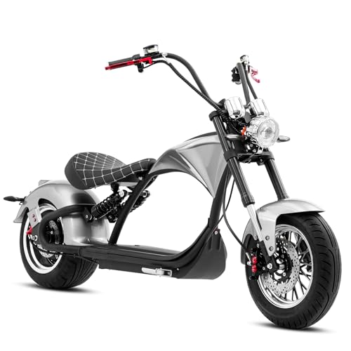 eAhora M1P Electric Motorcycle for Adults, 2000W 37MPH Street Legal