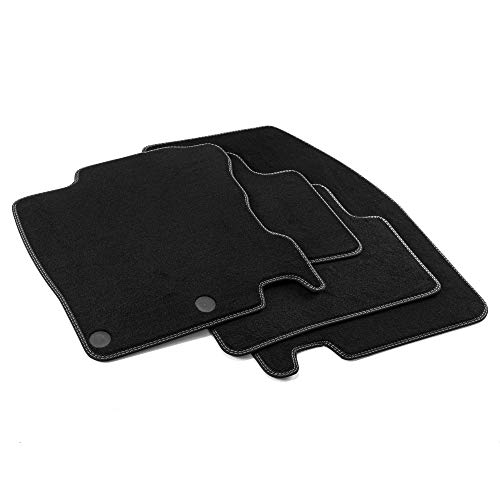 Tapis pour Nissan Qashqai II 02.2014-05.2021 sur mesure en velours noir PRO-4445
