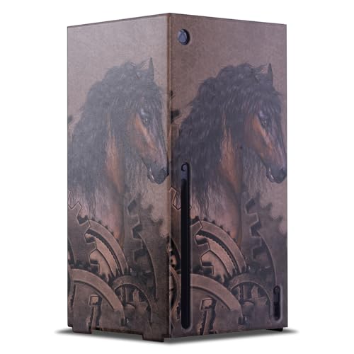 Xbox Series X enveloppement de console jeu autocollant steampunk cheval
