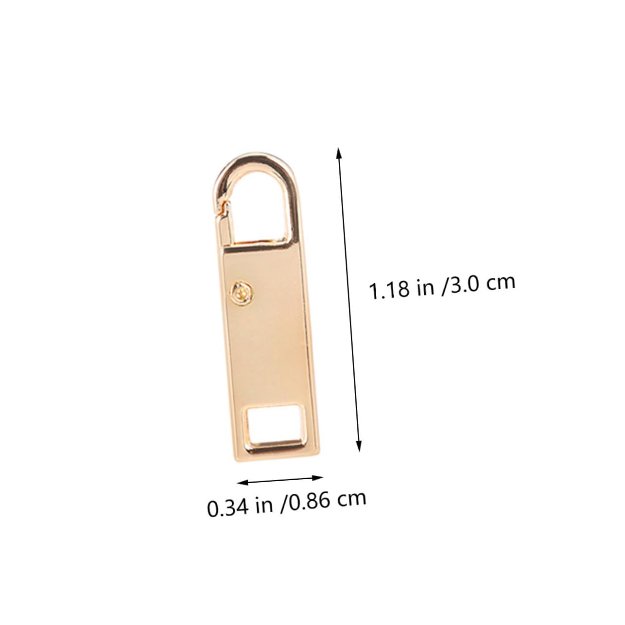NUOBESTY 60piezas Tiradores Desmontables Para Cremalleras Accesorios De Reparación Para Equipaje y Mochilas Solución Para Cremalleras Rotos Multiusos y Fáciles De Instalar