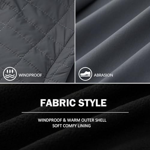 Men's Lightweight Softshell Vest Outerwear Windproof Sleeveless Jacket for Golf Running Hiking4