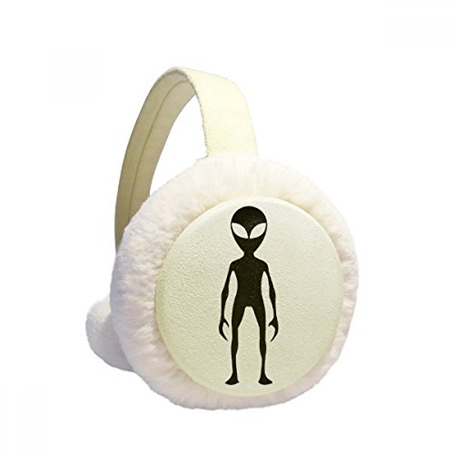 Orejeras de invierno alienígenas con piel de imitación plegable contra el frío
