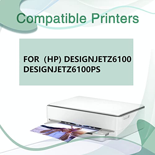 91 Printhead Compatibel voor HP DesignJetz6100 DesignJetz6100ps Printers C9460A C9461A C9462A C9463A C9463A 1-pack - Image 3