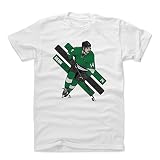 500 LEVEL Jamie Benn Shirt (Cotton, X-Large, White) - Jamie Benn Stripes G