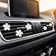 WeddHuis 4 Stück Auto Diffuser Auto Lufterfrischer Clip Air Outlet Vent Clips Auto Innendekorationszubehör Auto Parfüm Diffusor Mit 2 x Aromatherapie Tabletten