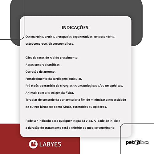 Labyes Regenerador Osteoarticular Osteocart Plus Para Cães - 30 Comprimidos