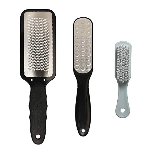 Foot Scrubber Callus Remover for Feet, Professional Pedicure Rasp Foot File Colossal Stainless Steel File for Health Foot Care