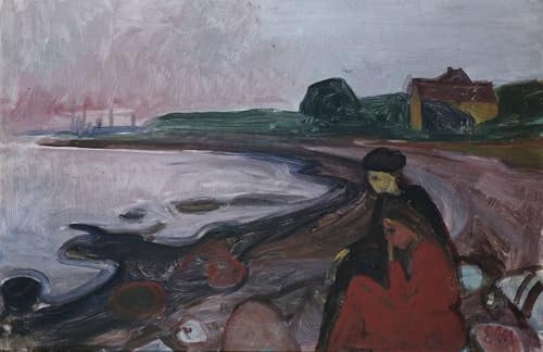Peinture célèbre d'Edvard Munch tableaux abstrait peinture murale nordique