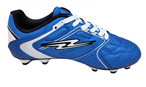 ARZA Furios Soccer Shoe Juvenile and Adult Color Royal Blue/White (2.5)