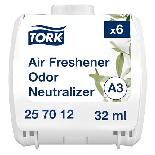 Tork - Tork Constant Air Freshener Refill Odour Neutraliser A3, Lemon Grass Scent, 6 Refills, 257012