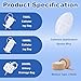 External Condom Catheters for Elderly Men Age 80, 24 Soft Latex, 5 Catheter Stabilization Devices, 750 & 1000 ml Catheter Leg Bags, 2000 ml Catheter Bags, 2 Rolls of Tape, for Male Incontinence
