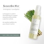 European Spa Source Energizing Lemongrass + Eucalyptus ShowerSpa Mist Spray for Aromatherapy, at Home Spa Experience, Sinus Congestion Relief, and Tension Relief, 4 fl oz. - Image 2