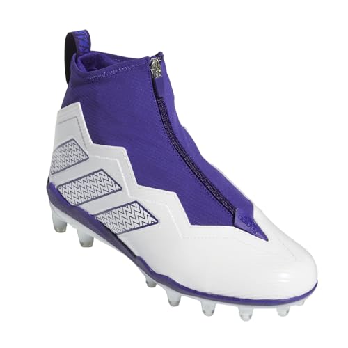 adidas Mens Nasty 2.0 Soccer Cleats Cleated - Purple, White2