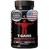 Anabolic Booster & Muscle Builder for Men, Total GAINS Muscle Growth & Estrogen Blocker for Men, Ashwagandha Shilajit for Men, Fadogia Agrestis Tongkat Ali for Men, HGH Supplements for Men, 120 Count