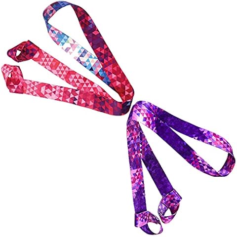 htbakoi Yogamatte Tragegurt Yogamatten Gurt 2 Stück Yoga Mat Strap Matte Tragegurt Yogamatten Trageband Carrying Strap für alle Yogamatten Größen Cover