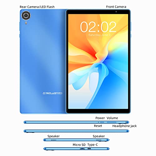 Teclast Tablet 10 Inch Android 12 Tablets, P25T 4Gb Ram 64Gb Rom 1Tb Expand Android Tablet, Tableta With 1.8Ghz 4-Core Cpu, 2.4G+5G Wifi 6, 10.1'' Ips Screen, Dual Cameras, Bluetooth 5.0, Stereo, Gms #TOP7