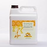 Gramiyaa Cold Pressed Groundnut Oil 5 Litre | 169 Fl. Oz (5L) | Chemical-free, Zero Trans-fat Cooking Oil | Unrefined | Kachi Ghani Peanut oil for Cooking