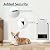 Dog Door for Wall, Energy Efficient French Doggy Door with Aluminum Frame, Telescoping Tunnel, Magnetic Flaps and Sliding Lock Panel, Easy Install for Walls 4"- 7 7/8" Thick, Large (up to 80 lbs)