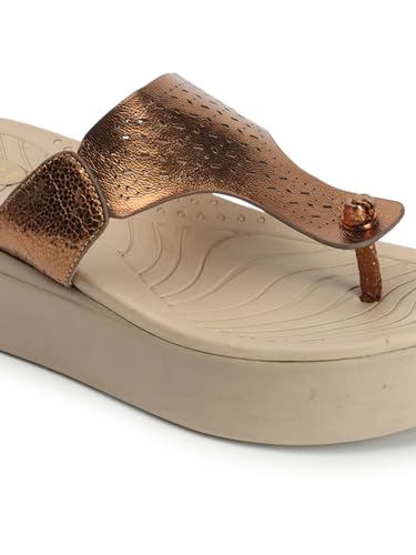 Image of ELLE Women's Perforated Platform heel Sandals