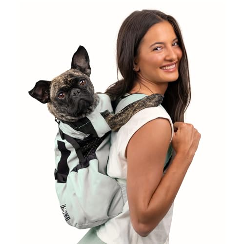 K9 Sport Sack Air 2 - Medium, Light Grey - Ideal for Dogs with 17-19” Back Length - Durable, Breathable Backpack-Style Carrier - Perfect for Walks, Short Hikes & Public Transportation