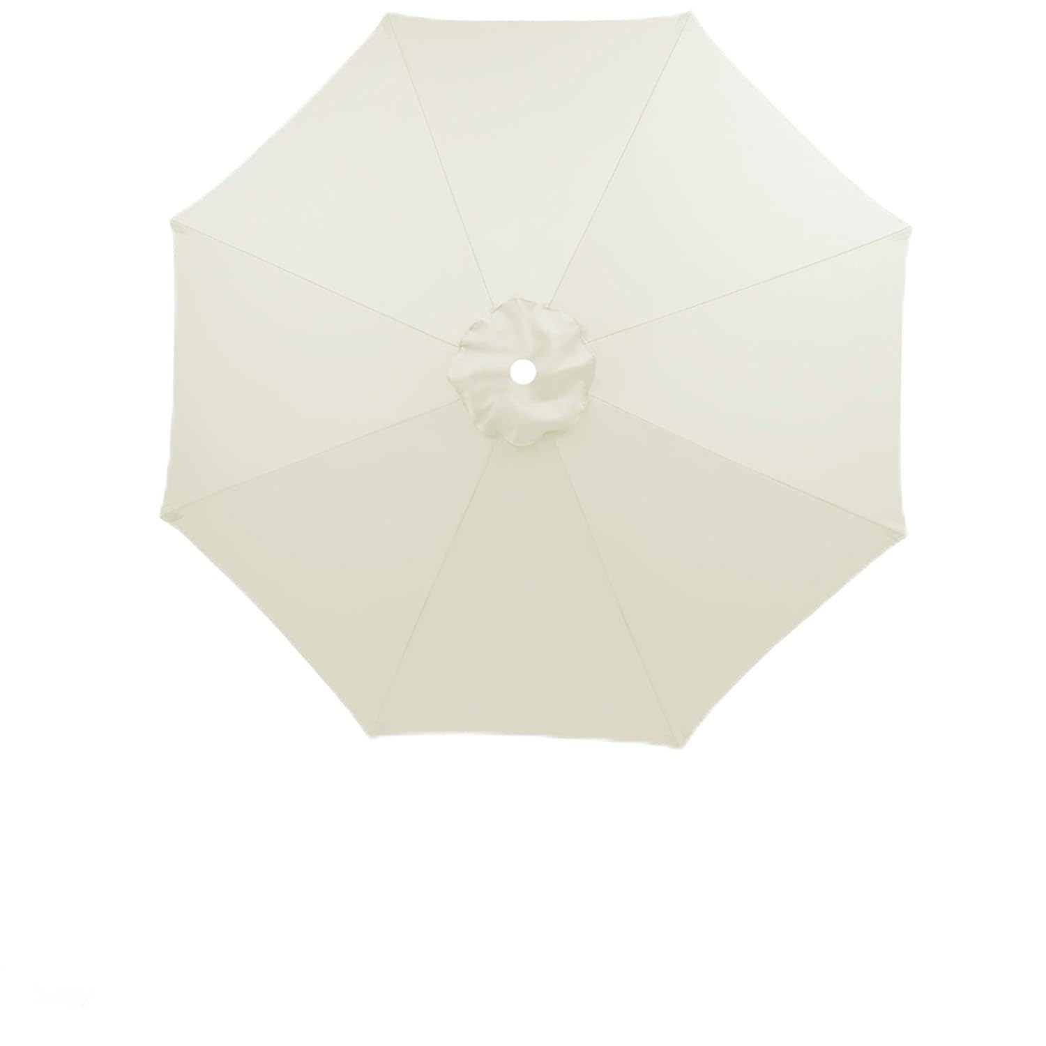 UYTOIZ 9ft/9.8ft Patio Parasol Canopy,Fade Resistant Beach Umbrella Replacement Cloth 8 Arms,Standard&Cantilever Polyester Fabric Replacement Umbrella Cover For Garden UV50+(Beige,3.0m/9.8ft)