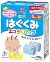 Amazon.co.jp: 森永 エコらくパック つめかえ用 はぐくみ 800g