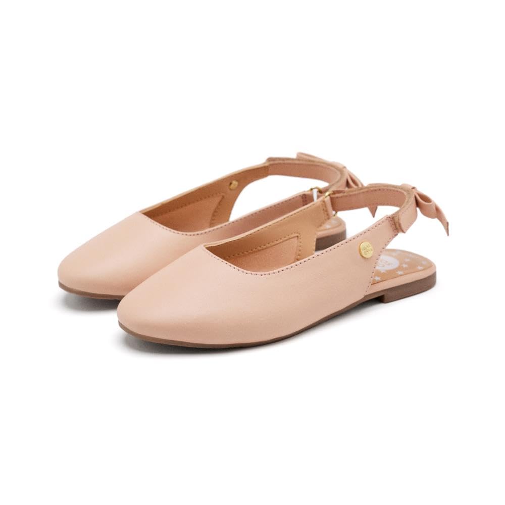GIOSEPPO Bagley Girls Mary Jane Flat Shoes, Nude, 3 UK