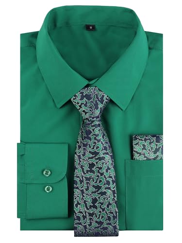 Image of Alizeal Mens 3 Pcs Long Sleeve Shirts Set