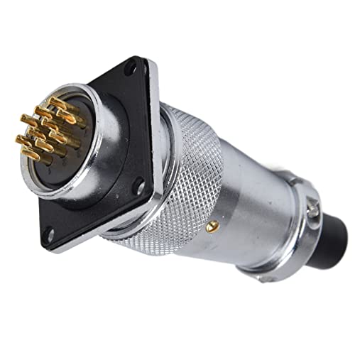 Conector Enchufe de Aviación WS24 500V Aleación de Zinc miniatura 2