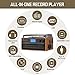 ORCC 10-in-1 Vinyl Turntable Record Player with Bluetooth, Turntable with Built-in Speaker CD Cassette and FM/AM Radio Combo, AUX in RCA Out USB MP3 Recording Headphone Jack, Copmact & Portable