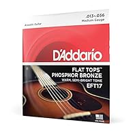 PRECISION WOUND - Flat Tops are precision wound with phosphor bronze wrap wire over a hexagonal high-carbon steel core, then precision ground and polished. BALANCE & WARMTH - Phosphor Bronze wrap wire provides tried-and-true D’Addario acoustic tone, ...