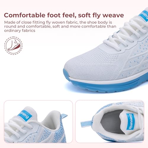 Image of Womens Slip On Tennis Sneakers Walking Running Shoes Easy to Wear