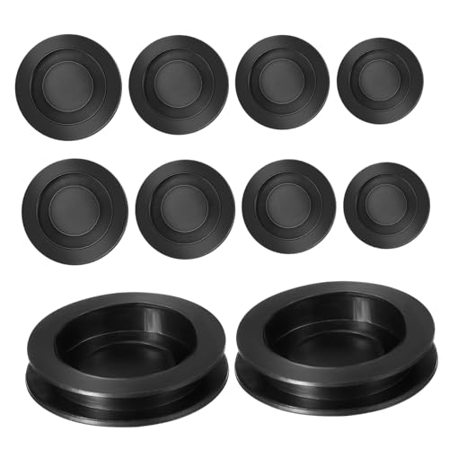 Toddmomy Piggy Bank Stopper Plug Set 10pcs Bank Plug for Coin Round Saving Box Bottom Sturdy Rubber Material