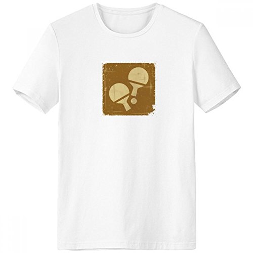 T-shirt tennis de table blanc homme pour le sport et le quotidien