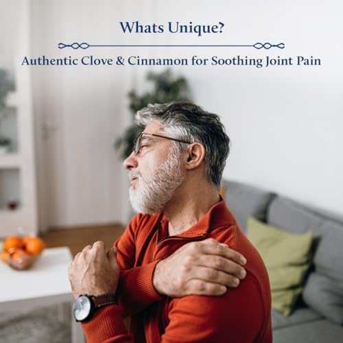 Blue Nectar Pain Relief Massage Oil with Natural Clove, Cinnamon & Mahanarayan Oils | Ayurvedic Oil Products for Ortho Relief from Joint Pain, Back Pain and Knee & Muscle Pain (17 Herbs, 100 ml) - Image 3