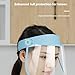 Ywmsfl Reusable Face Cover Windproof Design Adjustable Headband Full Shield For Outdoor Sports And Industrial Use Shield For Grinding And Cutting