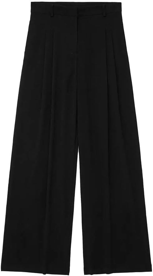 Women's Solid Color Casual V-Neck Single-Breasted Camisole Vest Trousers Business Two-Piece Suit