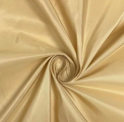 Gold Taffeta Fabric 60 Inches Wide, by The Yard