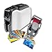 Bundle impresión de Tarjetas PVC Zebra ZC100. Lista para para Imprimir Tarjetas PVC o carnets. Pack Incluye Impresora, 100 Tarjetas y consumible a Color