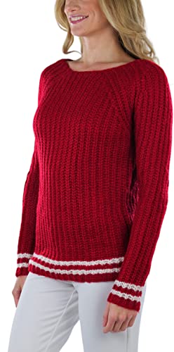 Image of ToBeInStyle Women's Classic Long Sleeve V-Neck Pullover Sweater