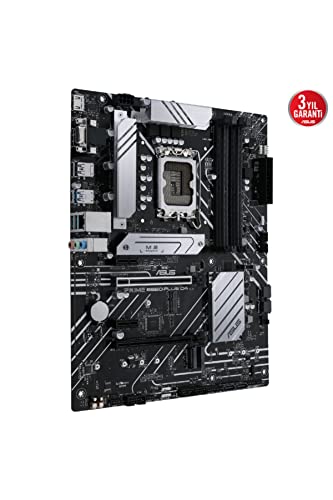 PRIME B660-PLUS D4 Scheda Madre ATX, Intel B660, LGA1700, DDR4, PCI 4.0, LAN Realtek 2.5Gb, Realtek 7.1 Surround, 3xM.2, 4xSATA 6GB/s, USB 3.2 Gen 2x2, Armoury Crate, Nero - Scheda madre - Immagine 1