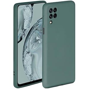 ONEFLOW Soft Case für Samsung Galaxy M32 Hülle aus Silikon mit Kameraschutz, Silikonhülle mit erhöhtem Schutz fürs Display, Backcover Schutzhülle, weiche Handyhülle, Petrol