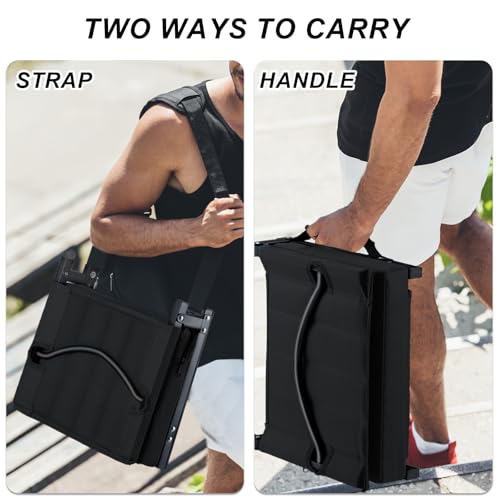 image for Aliphon Stadium Seat for Bleachers with Back Support and Cushion, Blea