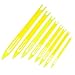 Como 8 Pcs Yellow Plastic Fishing Line Repair Netting Needle Shuttles