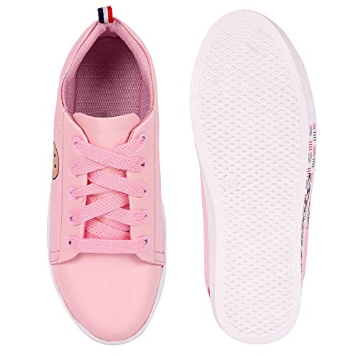 Image of Longwalk Women's Sneaker Walking Shoes for Girl's Pink Shoes Collections