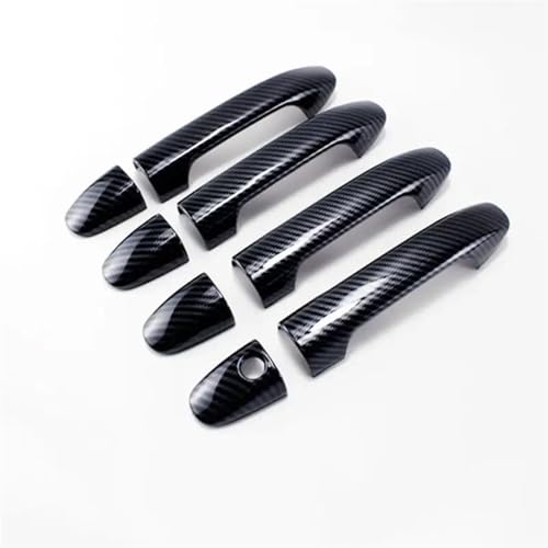 Poignée de porte extérieure anti-rayures noire avec cuvette pour Mercedes Vito W447