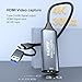 SUOFEIXIANG 4K 30FPS HDMI Video Capture Card,Video Recording Card HDMI USB 3.0 with Type-C for Gaming Live Streaming TV Recorder, for Windows Android Mac OS System VLC,OBS,Amcap,PS5,Switch,Xbox