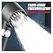 High Pressure Shower Head with 3 Modes - Adjustable Spray & Massage Brush for Bathing Experience(Black)
